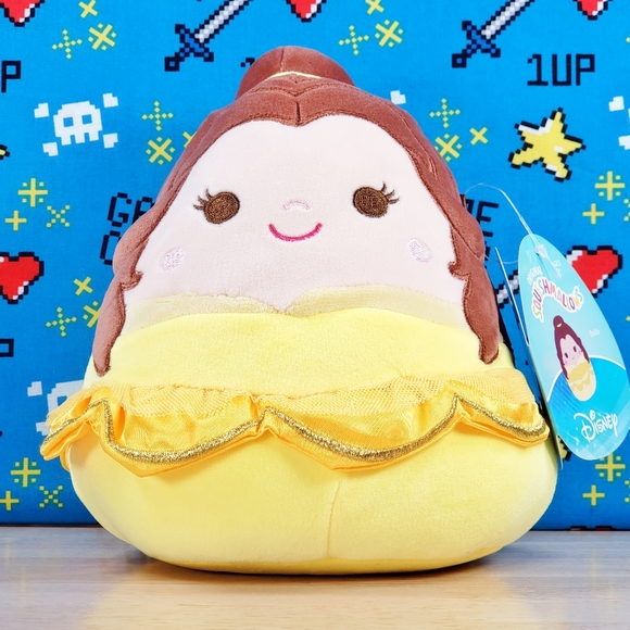 Squishmallow Beauty & The Beast Belle 7" UltraSoft Disney Pixar Movie Plush NWT - Picture 1 of 11